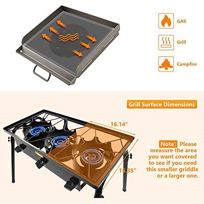 Camp Chef 16 x 14 Professional Flat Top Steel Griddle in the Grill Cookware  department at