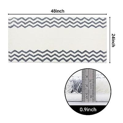COSY HOMEER Extra Thick Bath Linen Sets Rugs for Bathroom - Anti-Slip Bath  Mats Soft Plush 100% Strong Polyester Mat Living Room Bedroom Water