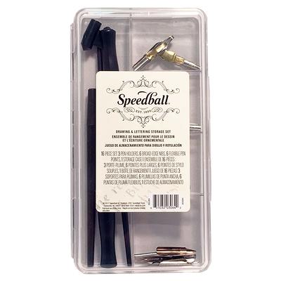Speedball® Drawing & Lettering 16 Piece Dip Pen Set