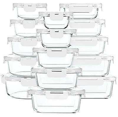 M MCIRCO [8-Pack,30 oz] Meal Prep Containers,Food Storage Airtight Glass  lunch Containers with Lids - BPA-Free Microwave, Oven, Freezer and  Dishwasher - Yahoo Shopping