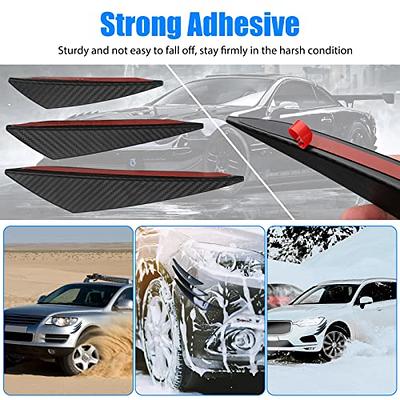 Auto Front Bumper Lip Splitter White Universal Fit Compatible with Cars  Trucks SUV | Front Lip Spoiler Exterior Soft Rubber Skirt Protector Strip  Air