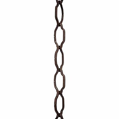 RCH Supply Company Un-Welded Link Chain; Antique Brass