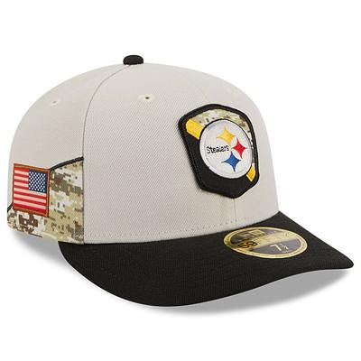 New Era Men's Pittsburgh Steelers 2022 Sideline 9FIFTY Ink Dye Snapback Hat