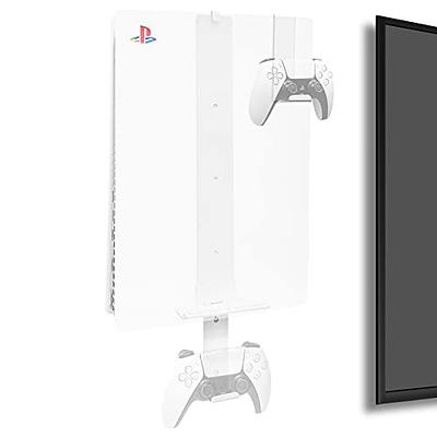 Wall Mount Stand for PS5 VR2 Gaming Accessories, Sturdy Steel Wall Mount  Bracket for PS VR2 Headset, Controllers, Remote and Cable, Game Organizer
