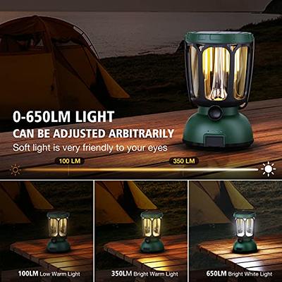  Camping Lantern Rechargeable, AlpsWolf LED Flashlight