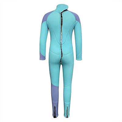 REALON Wetsuit Kids for Children Boys Girls, Wet Suit Toddler 2t to 13t  Youth 2.5mm 3mm Neoprene Swimsuits Long Sleeve Back Zipper Fullsuit for