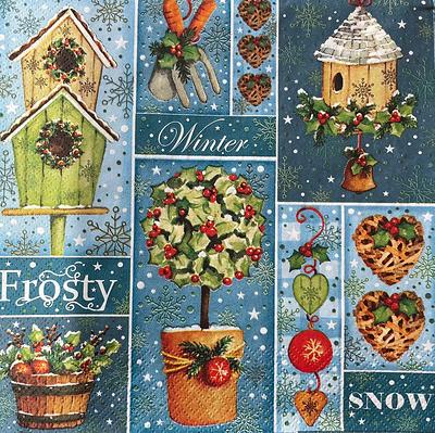 Decoupage Paper, Napkins, Decoupage, Napkins Christmas, Winter, Luncheon  Pack 20 Pcs - Yahoo Shopping