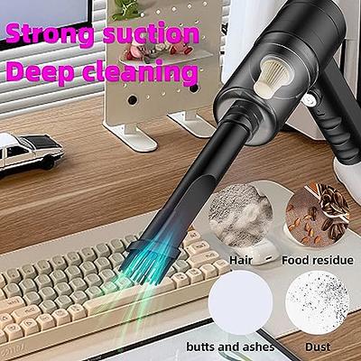 Fockety Compressed air Duster, Portable Rechargeable Mini Vacuum Dust  Cleaner, Cordless air Blower for Computer Keyboard Car, Brush Attachment  Included - Yahoo Shopping