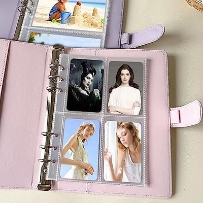 HillGone 60 Pieces 2.5x3.5 Photocard Sleeves for A5 6 Ring Binder  Compatible with K-pop Card Sleeves Double-Sided 4 Pocket Sheet Protectors  Top Loading Design for Photos(480 Pockets) - Yahoo Shopping