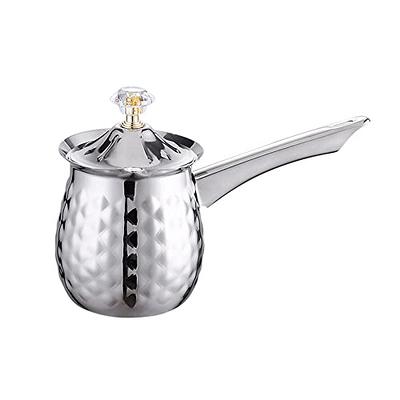 Cezve Turkish Coffee Pot Ibrik, 8.5 fl oz Greek Turkish Coffee Maker,  Arabic Coffee Pot, Greek Coffee Maker, Turkish Coffee Set, Greek Briki  Coffee