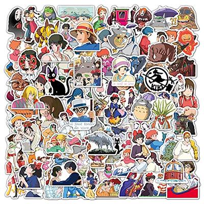 50 Pcs Waterproof Vinyl Stickers for Cute Anime Teens Adults Waterproof  Stickers for Water Bottle,Laptop,Skateboard ,Phone,Notebook