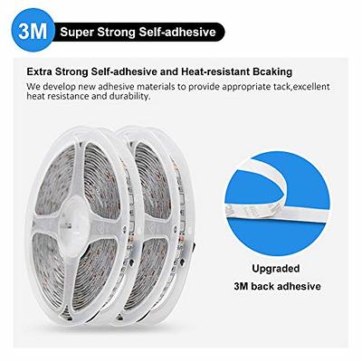 DAYBETTER 50ft Bluetooth LED Strip Lights,Music Sync 5050 LED