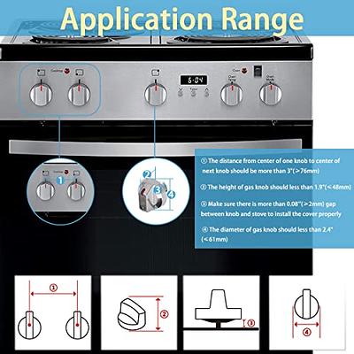 Safety 1st Easy Install Childproofing Stove Knob Covers with Parental  Access Lid