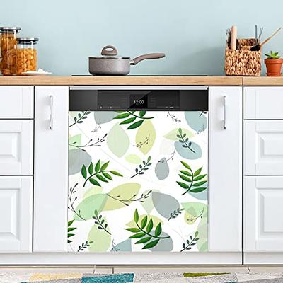 Green and White Gradient Microwave Oven Top Cover Dustproof Decorative  Kitchen Appliance Cover Machine Protector with 4 Side Storage Pockets  12x35inch Home Decor, Ombre Gradient Art - Yahoo Shopping