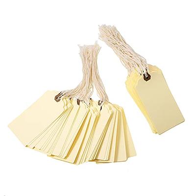 Cardboard Hang Tags with String 