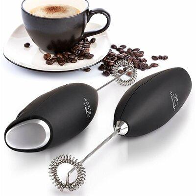 Zulay Powerful Black Milk Frother for Coffee with Upgraded Titanium Motor - Handheld  Frother Electric Whisk, Mini Mixer with Silver Original Heavy Duty Frother  Stand Ideal For Handheld Frothers - Yahoo Shopping