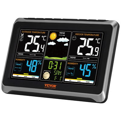 LIORQUE Weather Station Wireless Indoor Outdoor, Digital Weather