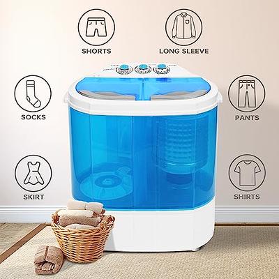 Portable Mini Washer 13lb Portable Washer Compact Twin Tub Machine Spinning  and Washing Combo 6.57 FT Inlet Gravity Drain Hose for Laundry, Dorms,  College, RV, Camping - Yahoo Shopping