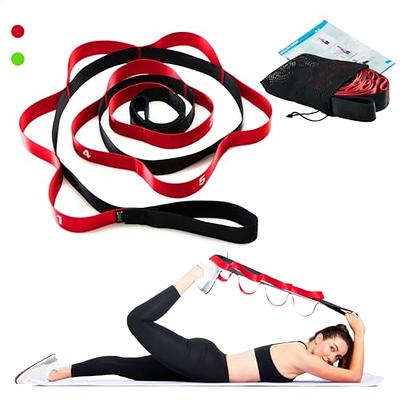 NEW 2023] TECEUM Yoga Stretching Strap 10 Loops Non-Elastic Strap - Home  Workout Stretch Strap for Physical Therapy, Yoga, Pilates plpr 1.5 in LtB -  Yahoo Shopping