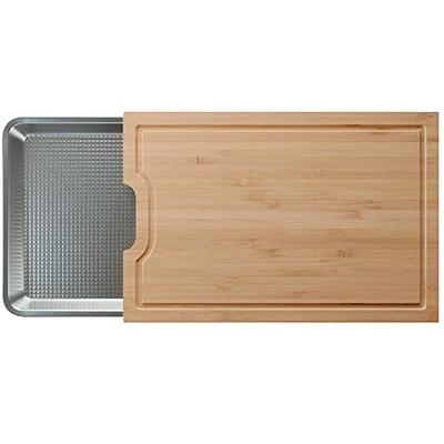 Potted Pans Meal Prep Station Food Chopping Board Set - 4 in 1 Bamboo  Cutting Board with Containers, Lids, and Graters - Yahoo Shopping