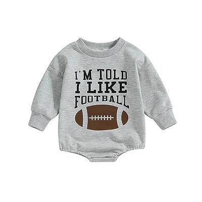 I'm Told I Love Football Baby Bodysuit Football Sunday 