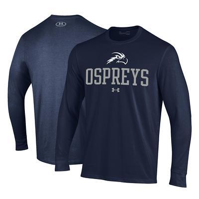 Nike Men's Atlanta Braves Navy Arch Over Logo Long Sleeve T-Shirt