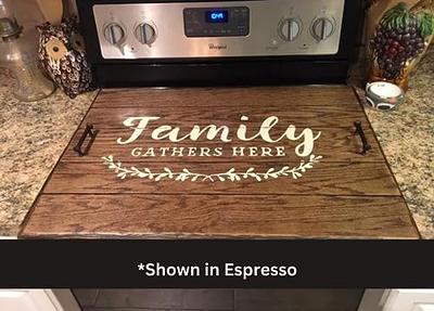 Electrice Stove top Cover Board, Personalized Stovetop Cover