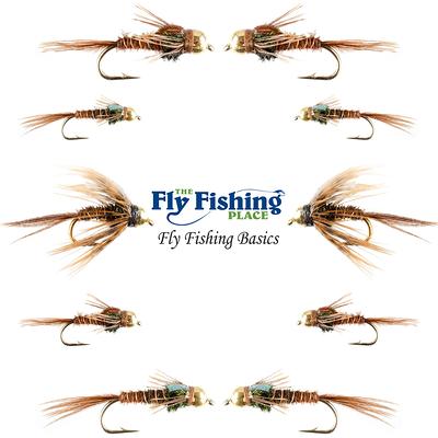 Bead Head Pheasant Tail Nymph Assortment- Fly Fishing Basics - 10