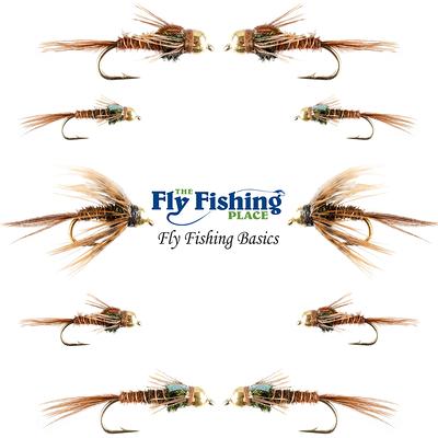 Bead Head Pheasant Tail Nymph Assortment- Fly Fishing Basics - 10 Wet Flies  Hook Sizes 14, 16, 18 - Yahoo Shopping