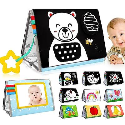 SAMMAS 3 Pcs Black and White High Contrast Baby Toys 0-6 Months for  Newborn, Babies Sensory Soft Book for Early Education, Infant Tummy Time  Cloth Book Toys, Montessori Toys for Babies - Yahoo Shopping