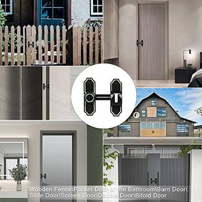 180 Degree Flip Sliding Barn Door Lock For Privacy - Safe Barn Door Locks  And Latches For Barn Door, Pet Door, Bathroom, Outdoor, Garage, Window, Slid