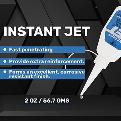 Instant Jet Glue - Long Lasting CA Glue - Fast Action Multipurpose Glue -  Penetrates Porous Materials and Increases Impact Resistance - Yahoo Shopping