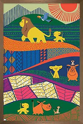 Trends International Disney The Lion King - Mufasa And Simba Wall Poster,  22.375 x 34, Bronze Framed Version - Yahoo Shopping