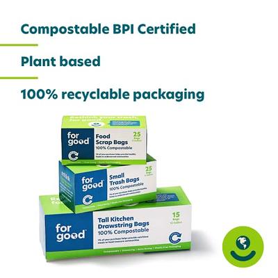 for Good Compostable 3 Gallon Food Scrap Bags