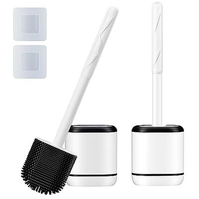 BOOMJOY Toilet Brush and Holder Set 2 Pack, Silicone Toilet Bowl Cleaner  Brush, Toilet Scrubber Brush with Tweezers for Bathroom Cleaning, RV  Accessories, House Organization Must-Haves - Gray - Yahoo Shopping