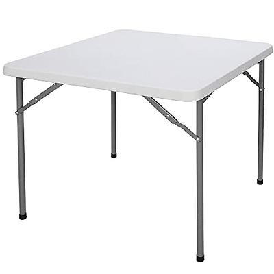 Giantex Folding Camping Table, Roll-Up Folding Table w/Carry Bag