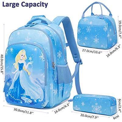 Disney Frozen School Bags For Girl Elsa Large Capapcity Light Primary  School Backpack For Teenage Girls