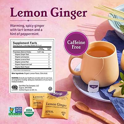 Yogi Tea Organic Ginger Lemon