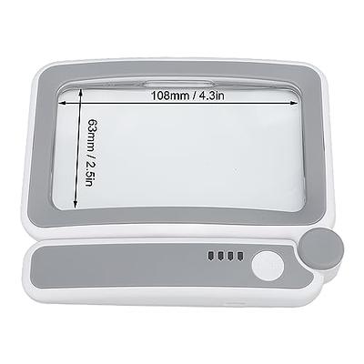 Magnifying Glass with Light Busatia LED Illuminated Magnifier with 3X 45x High Magnification Lightweight Handheld Magnifying Glass for Reading