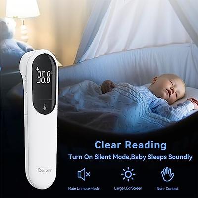 Berrcom Non Contact Infrared Thermometer Digital Forehead Thermometer with  Fever Alert and LCD Display 3 in 1 Contactless Thermometer Ideal for Adults