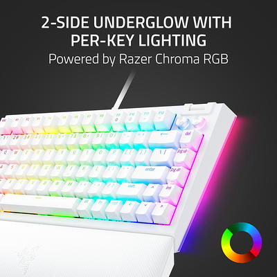  Razer BlackWidow V3 Pro Mechanical Wireless Gaming Keyboard:  Green Mechanical Switches - Tactile & Clicky - Chroma RGB Lighting -  Doubleshot ABS Keycaps - Transparent Switch Housing - Bluetooth/2.4GHz :  Video Games