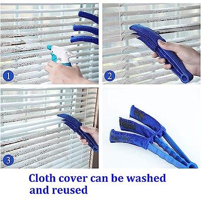 2 Pack Window Blind Cleaner Duster Brush with 6 Microfiber Sleeves, Blinds  Duster for Window Blinds, Air Conditioner Vents, Fans, Car Vents - Yahoo  Shopping