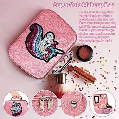 Kids Real Makeup Kit for Little Girls: with Pink Unicorn Bag