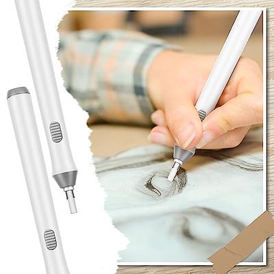 Electric Eraser Pen,10 Refills Quick Erase Electric, Electric Pencil Eraser Electric Drawing Eraser Pen, Pen Eraser for Drawing Art Students