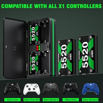 Fast Charging Battery Pack for Xbox Controllers, 4x5520mWh(2600mAh