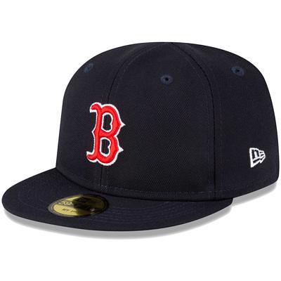 Men's New Era Navy Boston Red Sox Concepts Pinstripe 59FIFTY Fitted Hat