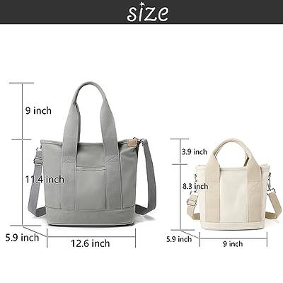 MINGRI Tote Bag for Women,Large Canvas Tote Bag with Pockets