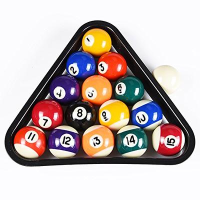 Imperium Style Pool Balls Billiard Set - Regulation Size - 17 Pc  Professional Pool Set w/Cue Ball and Sleek Black and Silver Case - Multi  Colored 