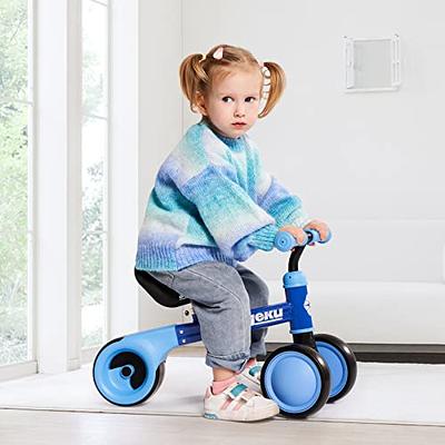 Baby Balance Bike Toys for 1 Year Old Gifts Boys Girls 10-24 Months Kids  Toy Toddler Best First Birthday Gift Children Walker No Pedal Infant 4  Wheels