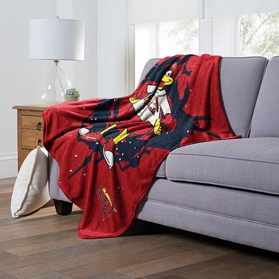 MLB St Louis Cardinals 50 x 60 Raschel Throw Blanket